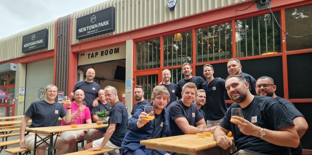 Bristol Brewery Tours guests on the Floating Harbour